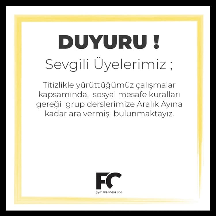 Grup Dersleri Aralık Ayına Ertelendi